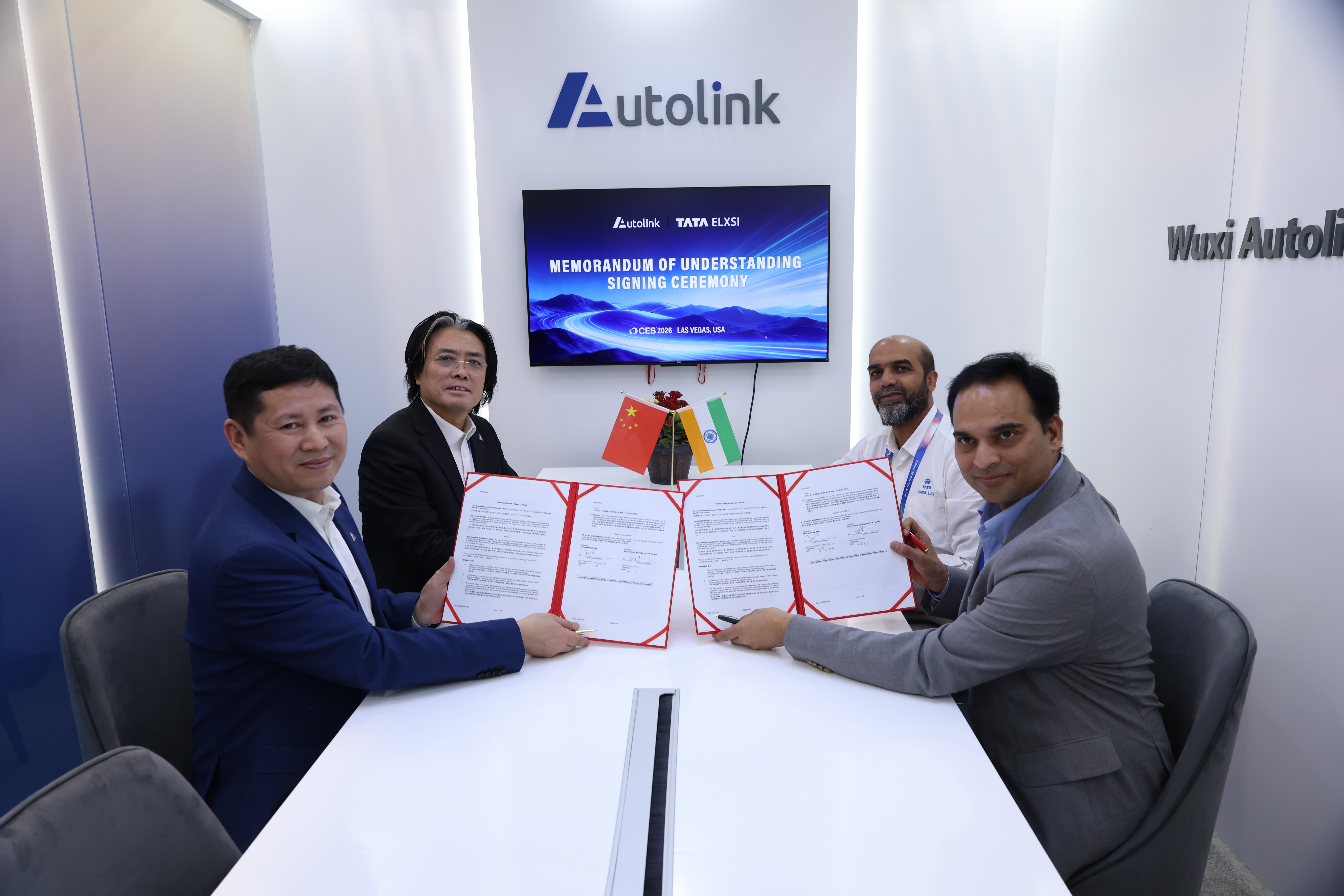 CES 2026 | Autolink and Tata Elxsi Sign MoU, to Accelerate Software Defined Vehicle Adoption for Global OEMs